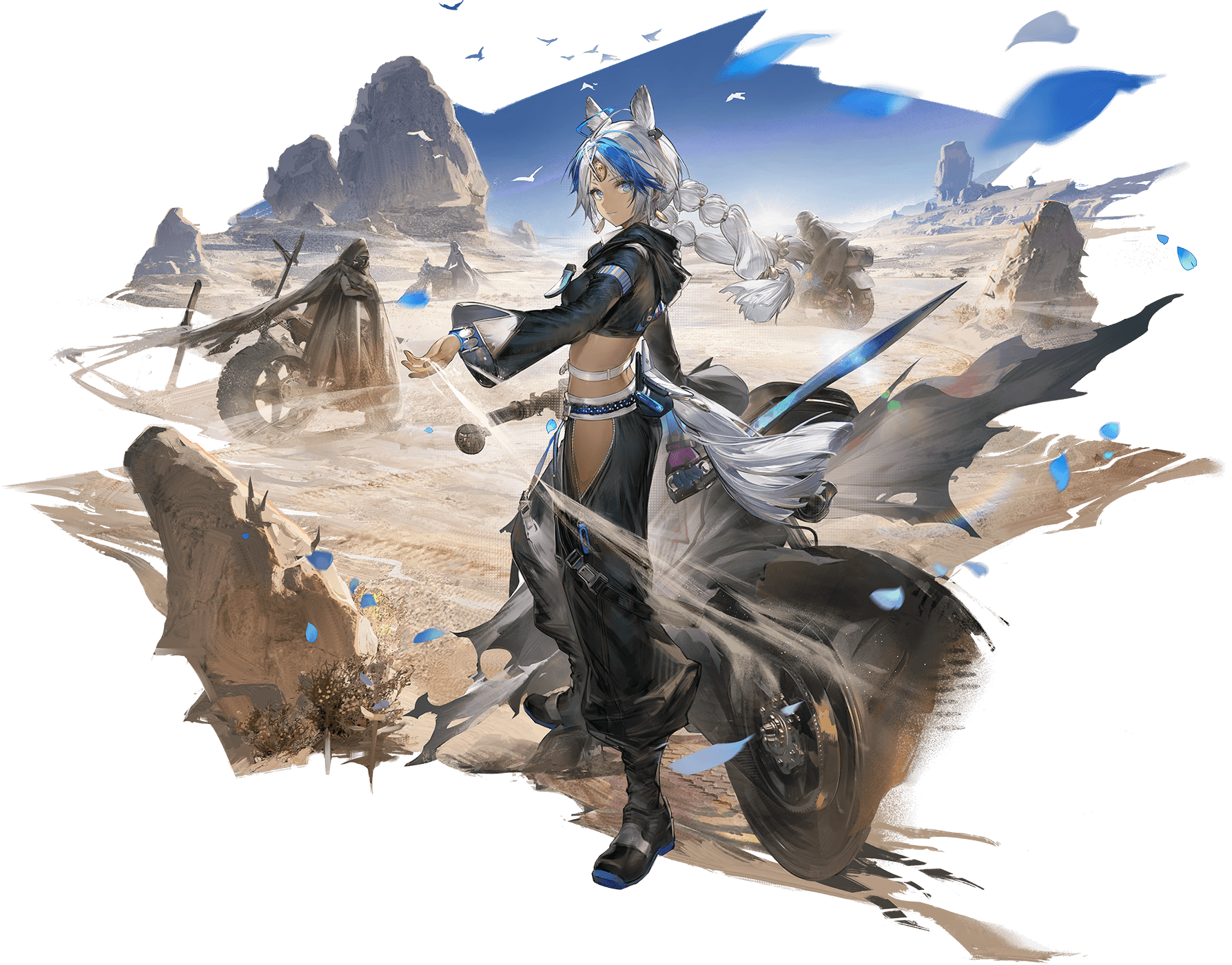 Arclight - 5-Star Vanguard Operator Portrait from Arknights Endfield