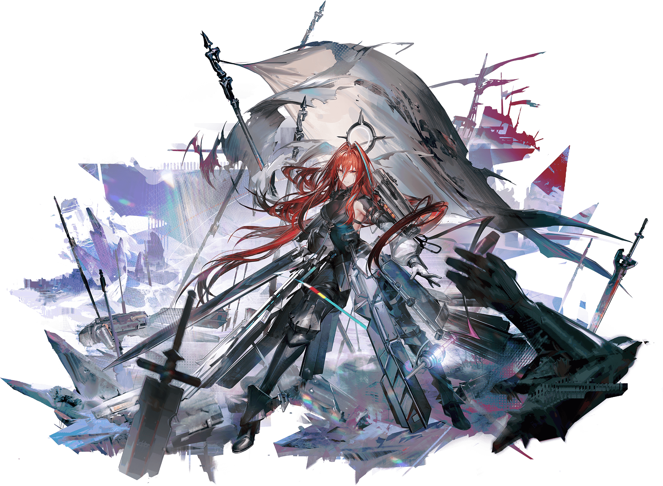 Ember - 6-Star Defender Operator Portrait from Arknights Endfield