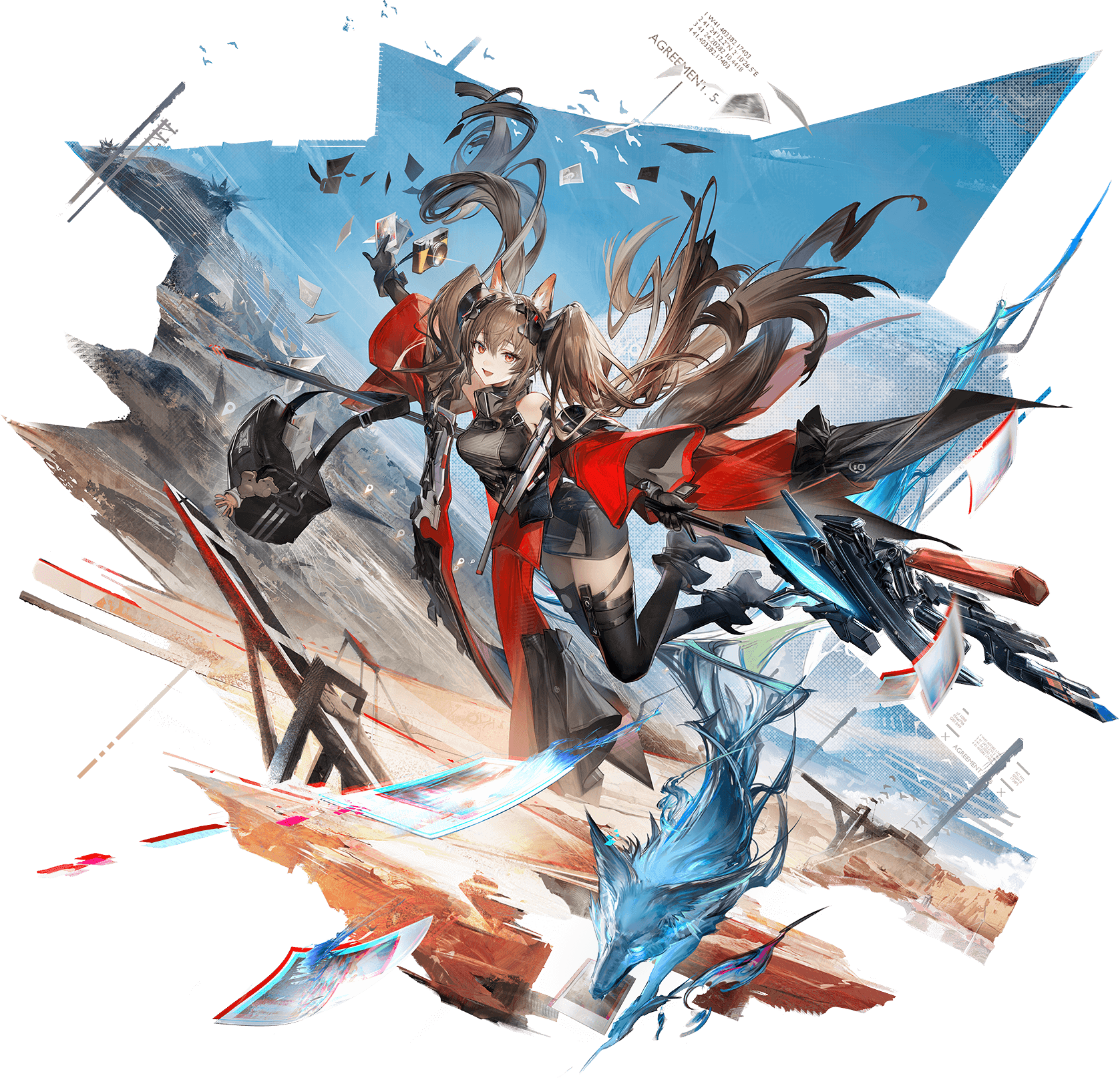 Gilberta - 6-Star Supporter Operator Portrait from Arknights Endfield